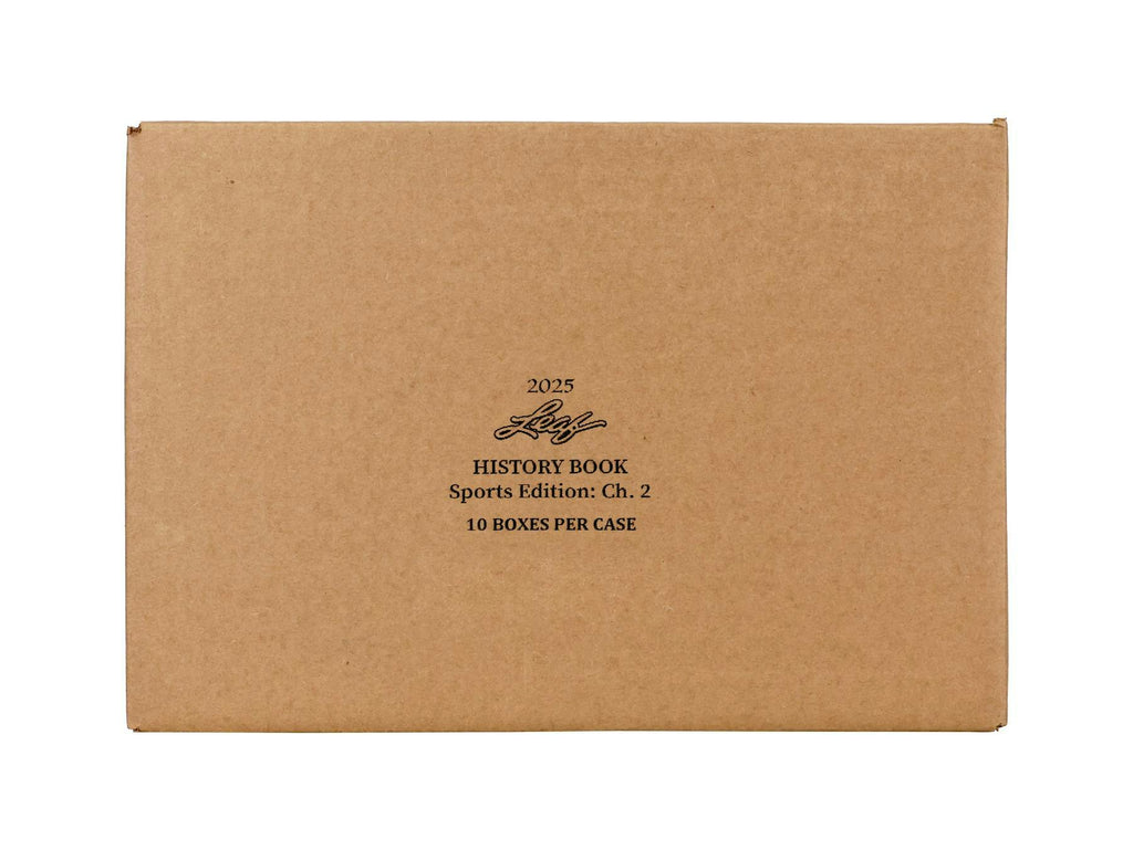 2025 Leaf History Book Sports Edition: Chapter 2 10-Box Hobby Case