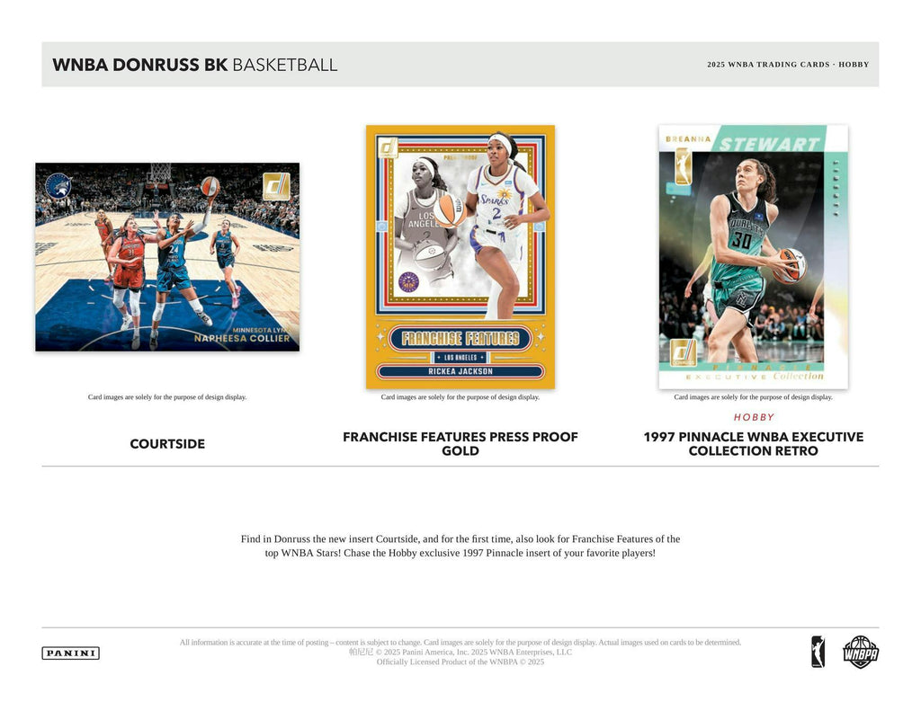 2025 Panini Donruss WNBA Basketball Hobby Pack (10/23)