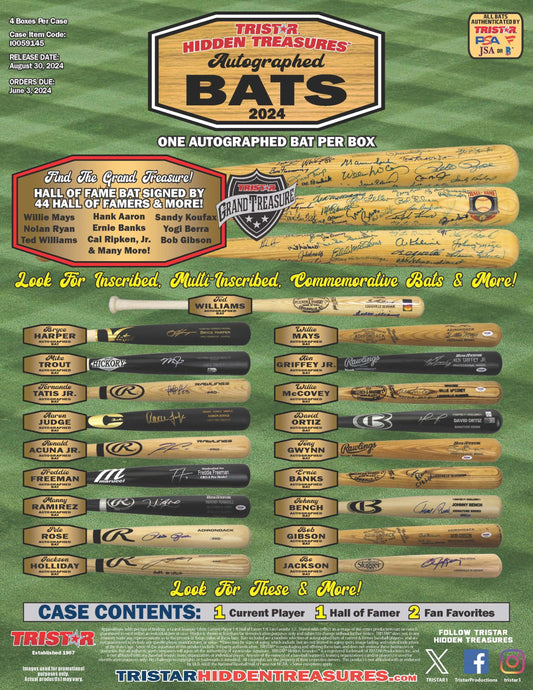 2024 Hidden Treasures Autographed Baseball Bat