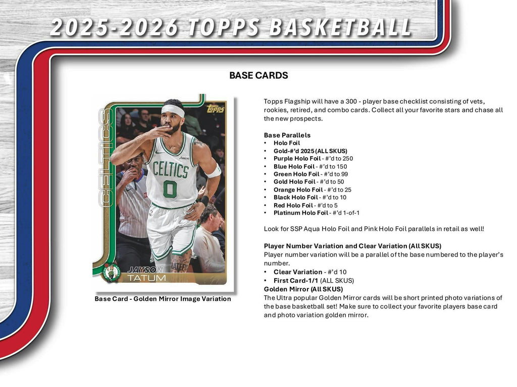 2025-26 Topps Basketball Mega Box (11/6)