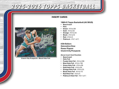 2025-26 Topps Basketball Blaster Box (10/23)
