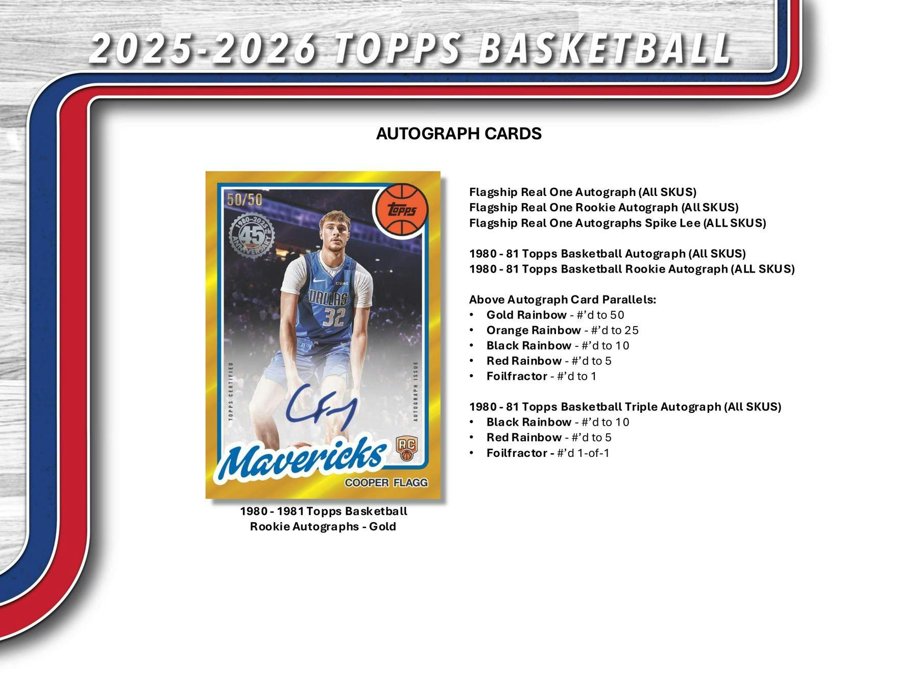 2025-26 Topps Basketball Mega Box (11/6)