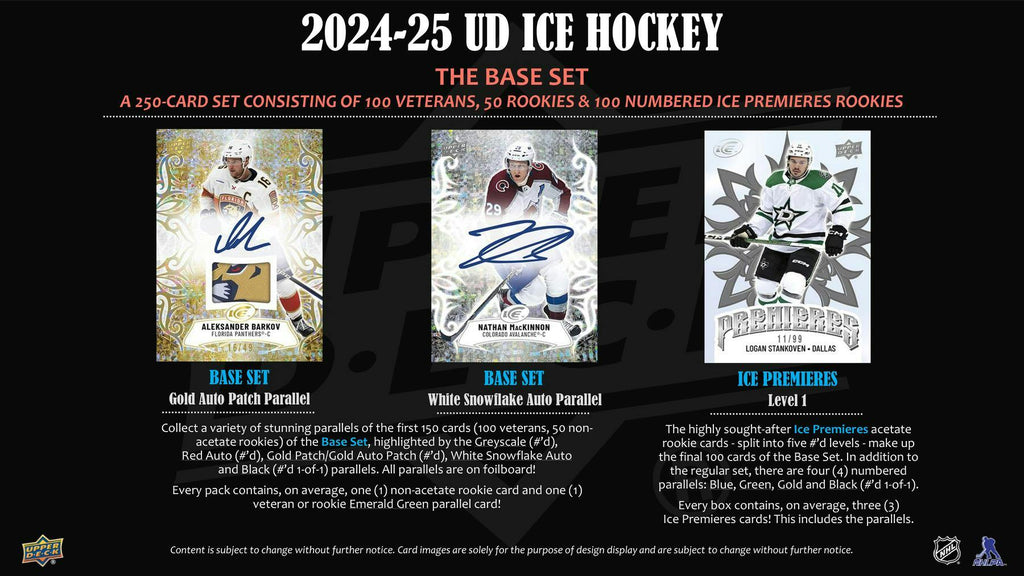 2024-25 Upper Deck Ice Hockey Hobby Box (6/11)