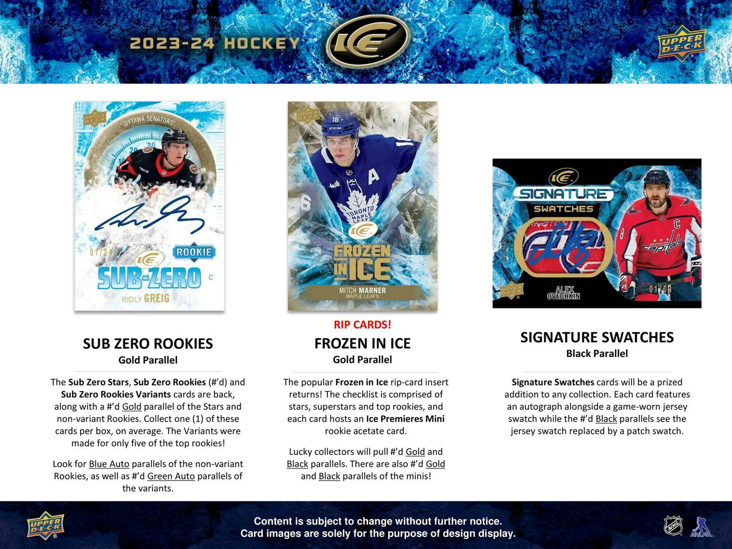 2023-24 Upper Deck ICE Hockey, Hobby Box