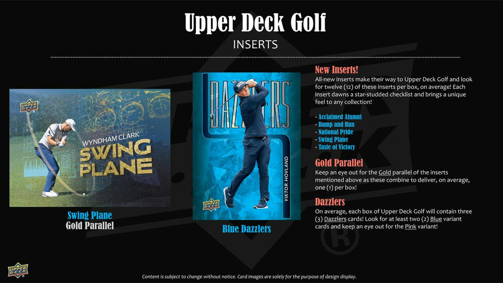 2026 Upper Deck Golf Hobby Box