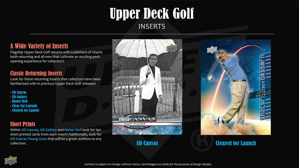 2026 Upper Deck Golf Hobby Box