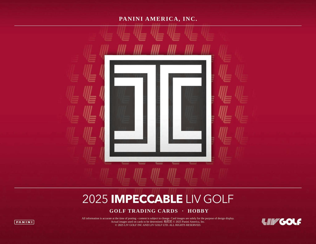 2025 Panini Impeccable LIV Golf Hobby 3-Box Case