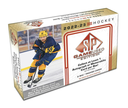 2022-23 Upper Deck SP Game Used Hockey Hobby Box