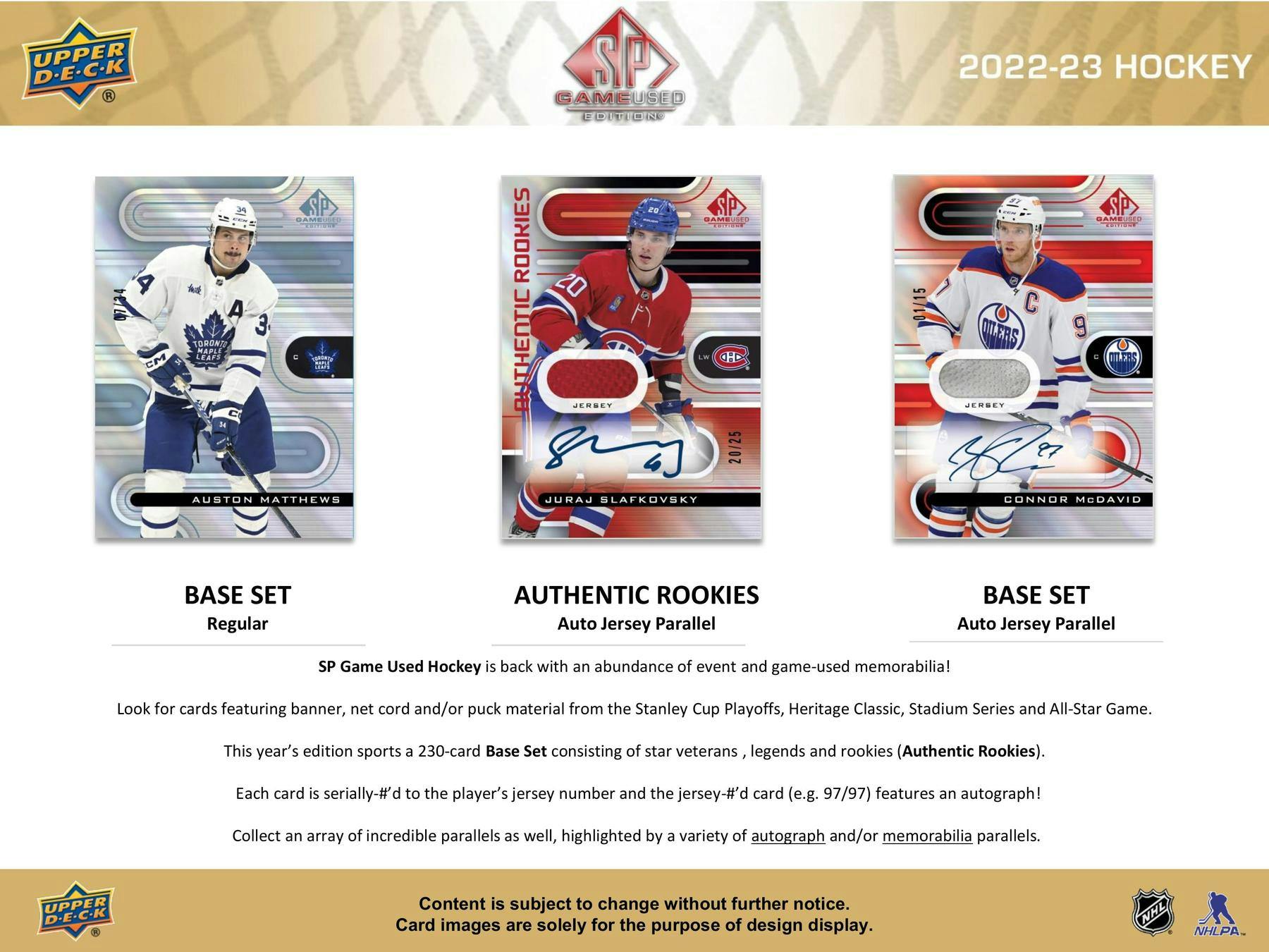 2022-23 Upper Deck SP Game Hockey usado, Hobby Box