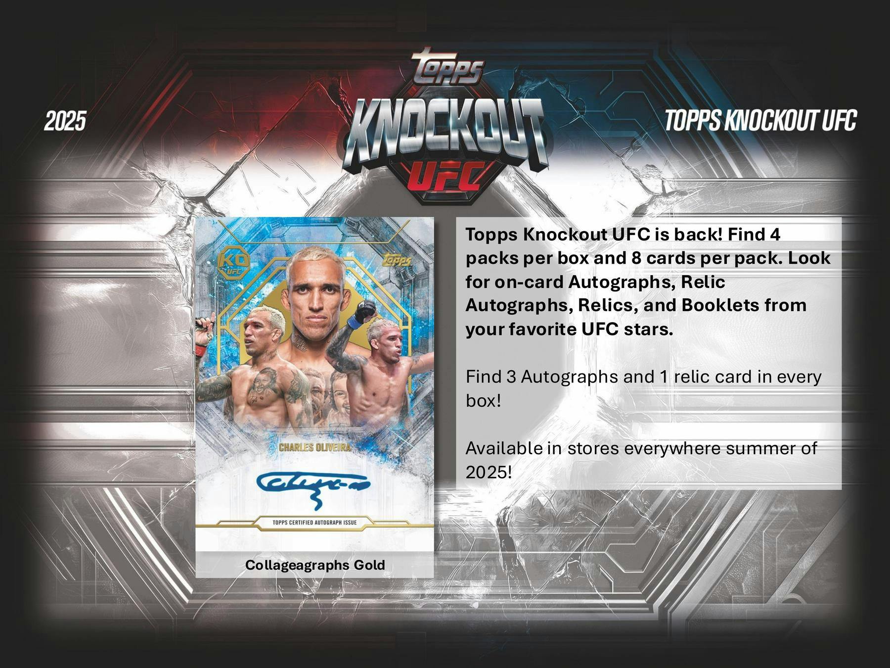 2025 Topps Knockout UFC Hobby Box (10/24)