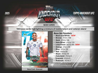 2025 Topps Knockout UFC Hobby Box (10/24)