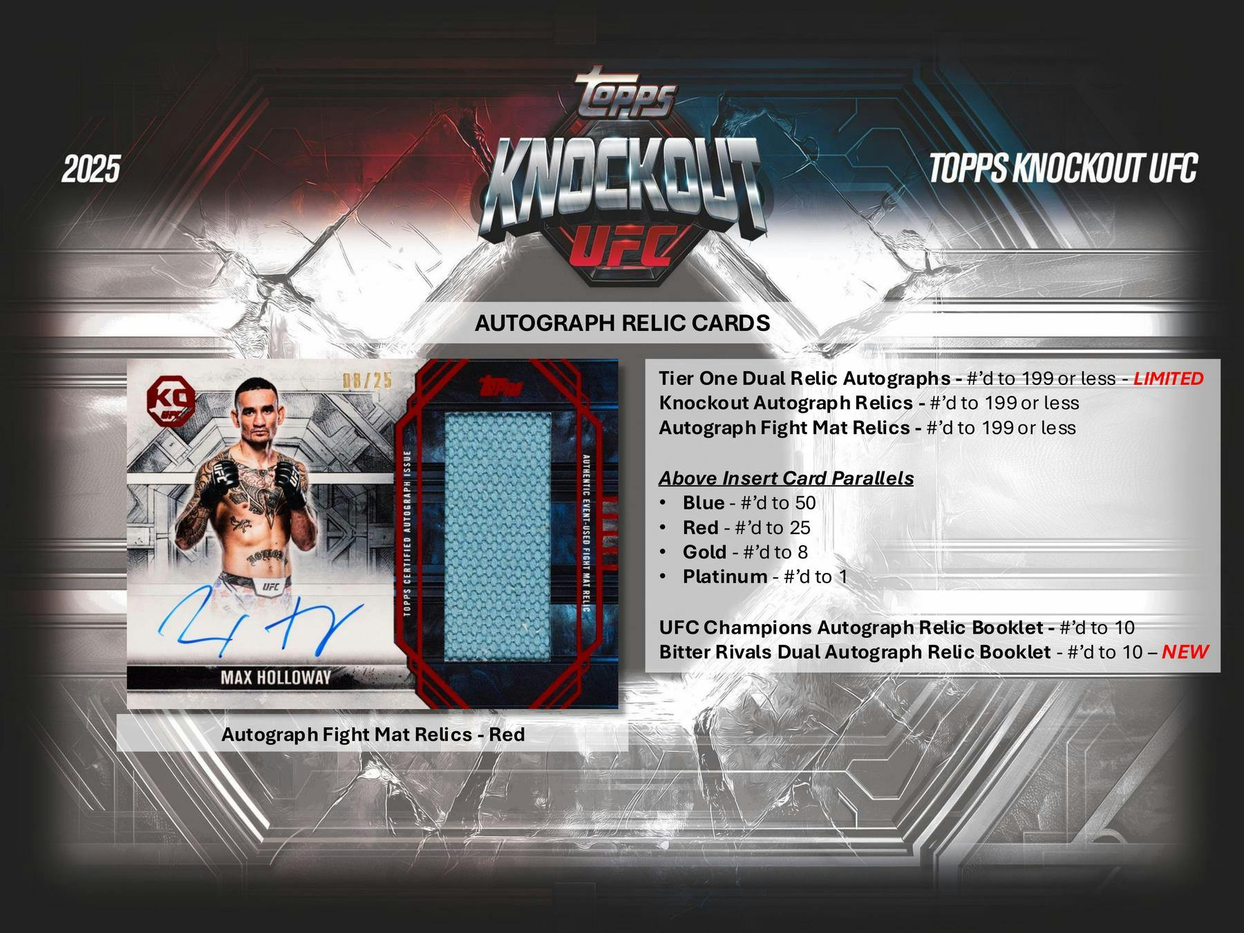 2025 Topps Knockout UFC Hobby Box (10/24)