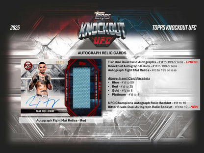 2025 Topps Knockout UFC Hobby Box (10/24)