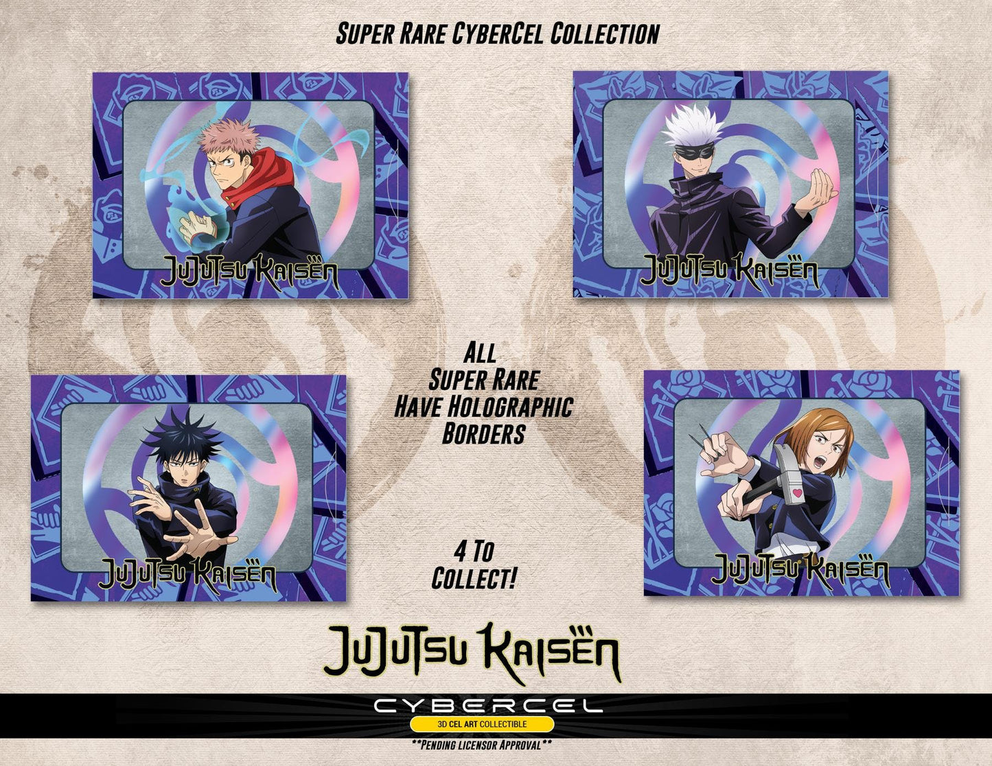 2023 Cybercel Jujutsu Kaisen Series 1  Collectible Booster Box