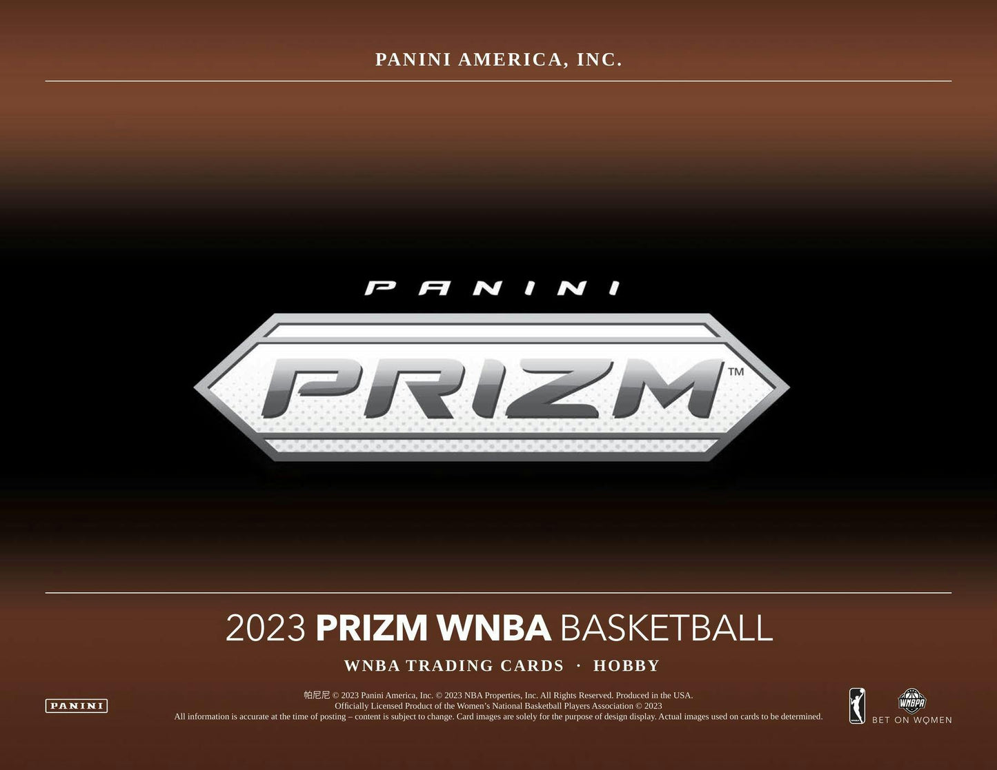 2023 Panini Prizm WNBA Basketball, Hobby Box