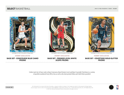 2024-25 Panini Select Basketball Hobby Pack
