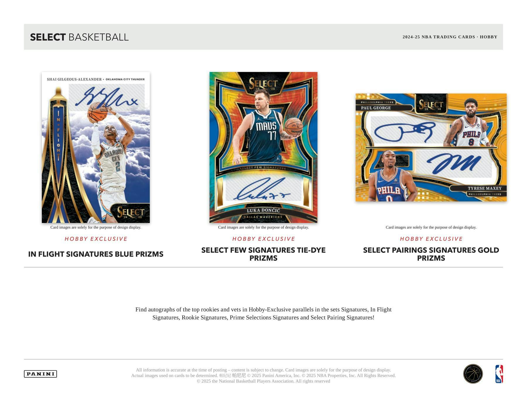 2024-25 Panini Select Basketball Hobby Box