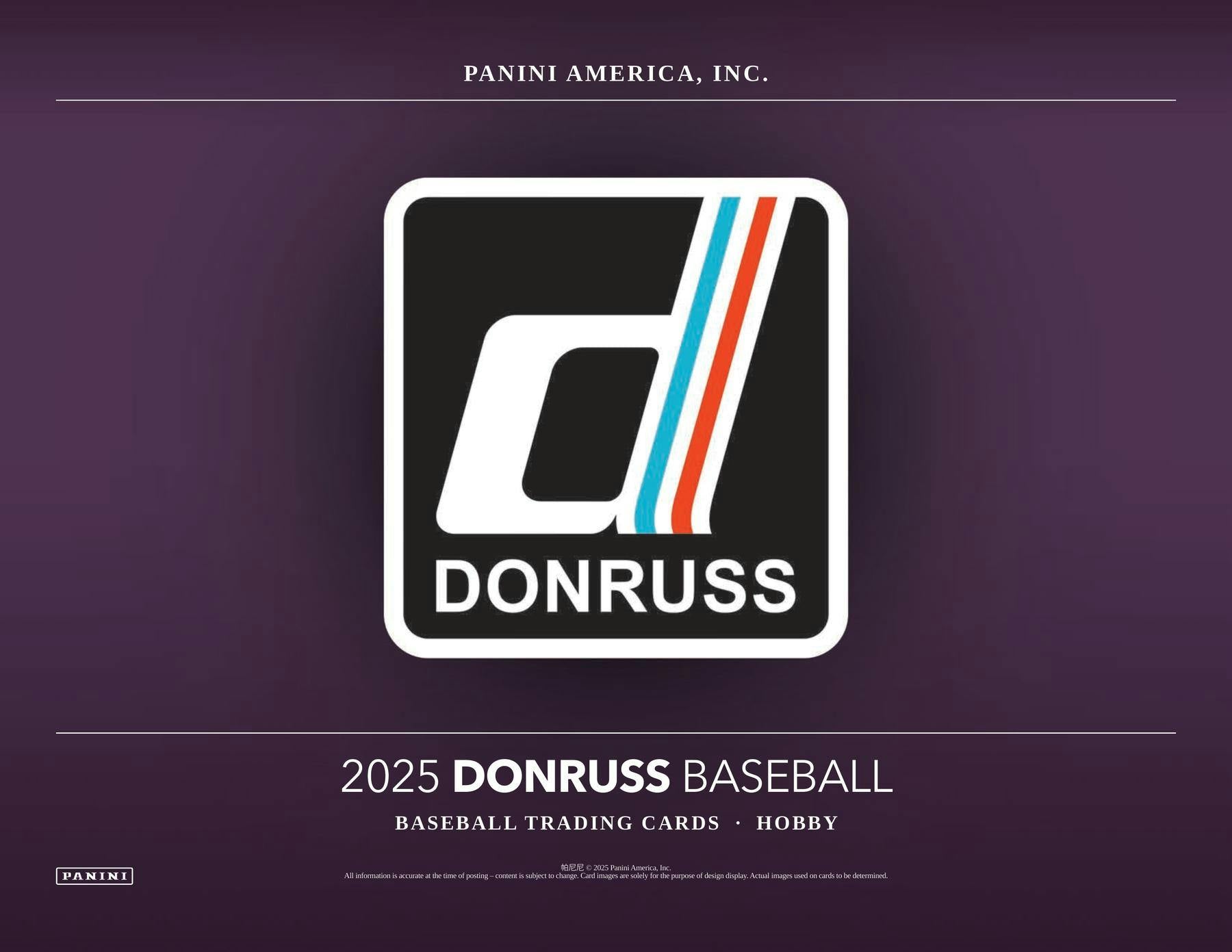 2025 Panini Donruss Baseball Hobby Box