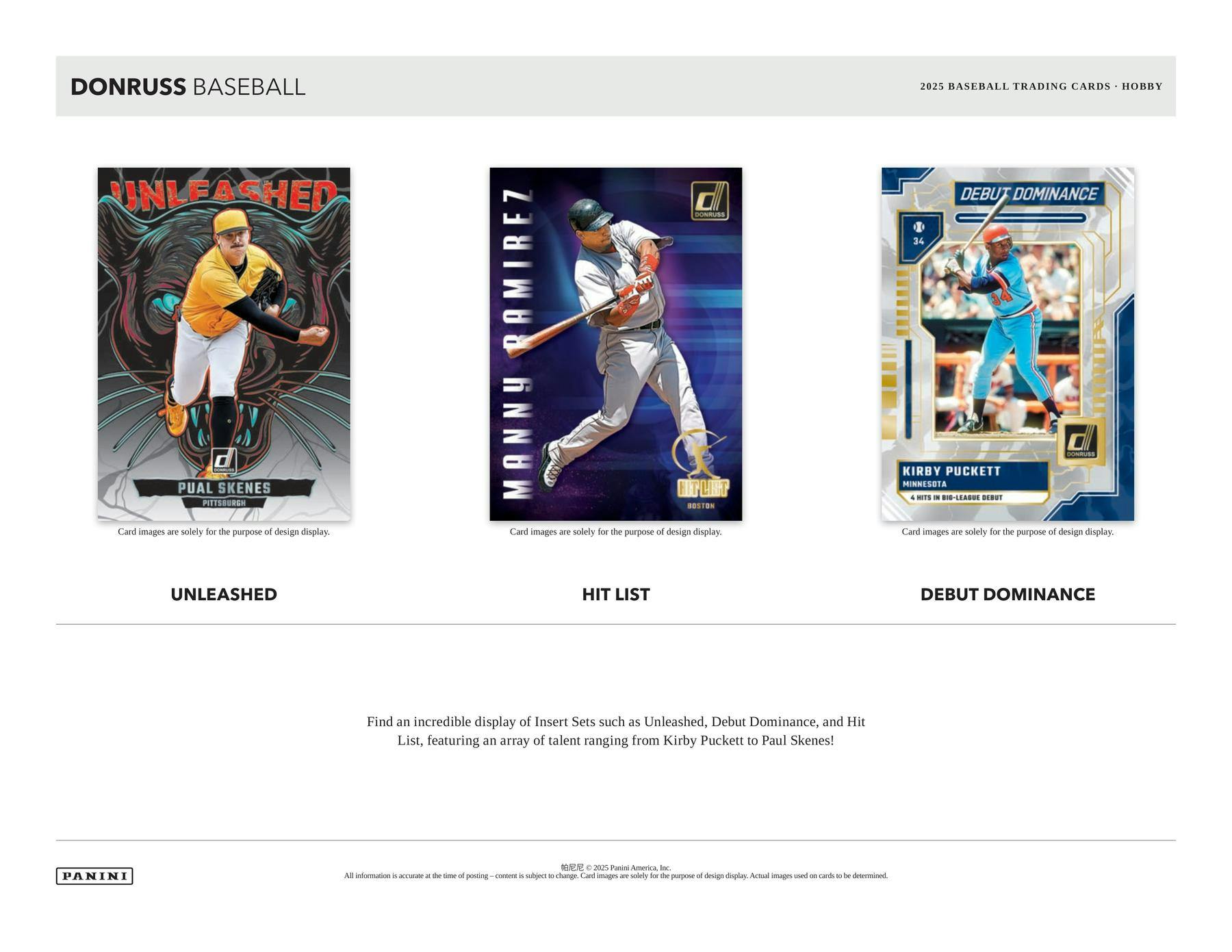2025 Panini Donruss Baseball Hobby Box