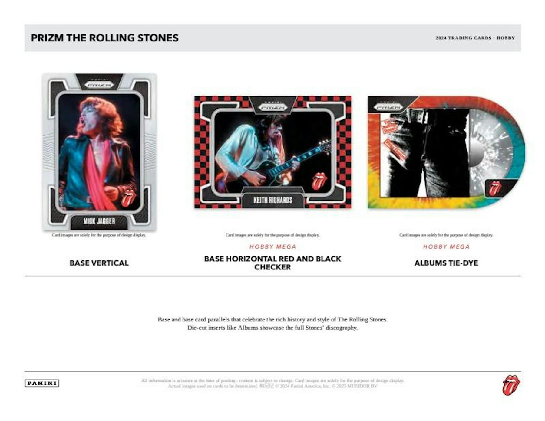 2024 Panini Prizm The Rolling Stones Hobby Mega Box