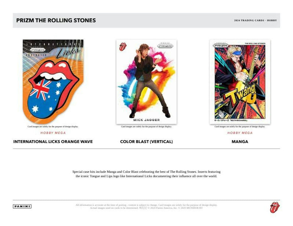 2024 Panini Prizm The Rolling Stones Hobby Mega Box
