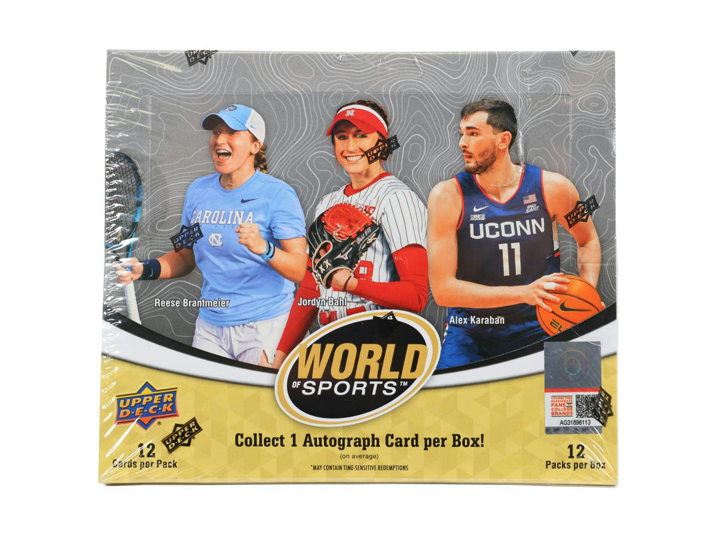 2025 Upper Deck World of Sports Volume 1 Multisport Hobby Box