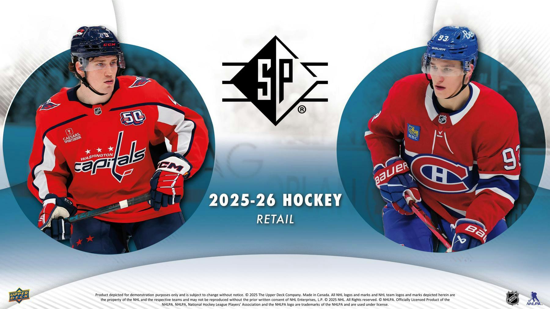 2025-26 Upper Deck SP Hockey 8-Pack Blaster Box