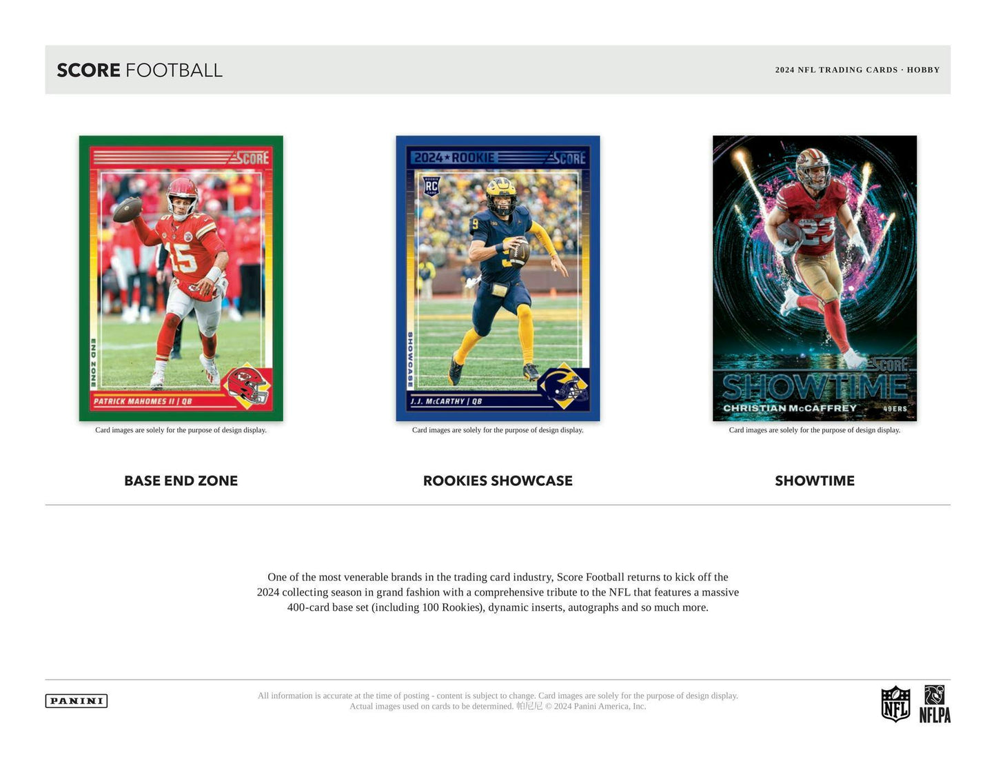 2024 Panini Score Football, Hobby Pack