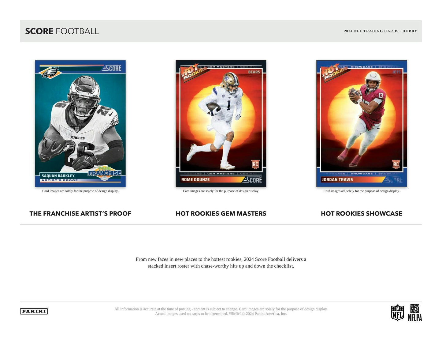 2024 Panini Score Football, Hobby Pack