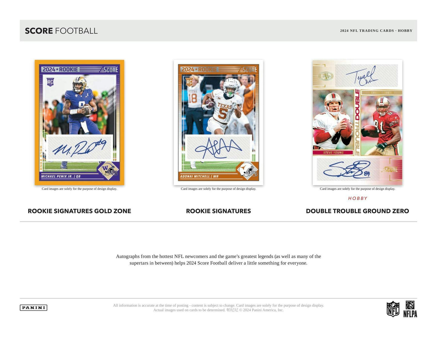 2024 Panini Score Football, Hobby Pack