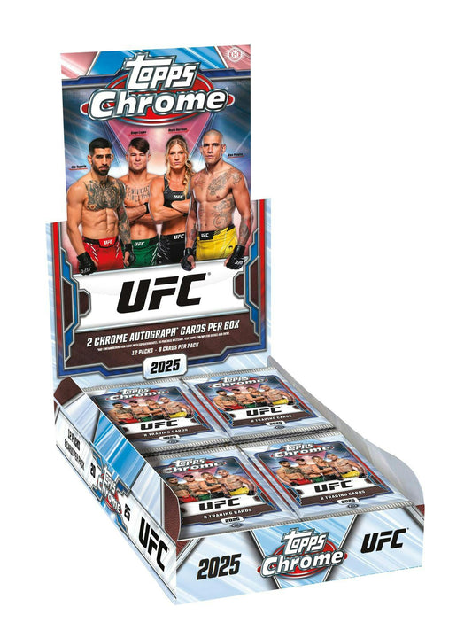 2025 Topps Chrome UFC Hobby Box (Presell 6/27)