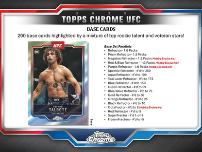 2025 Topps Chrome UFC Hobby Box (6/27)