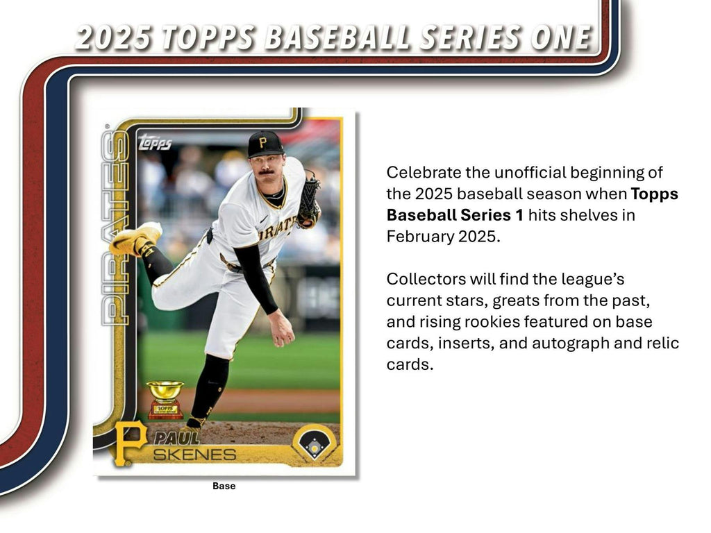 2025 Topps Series 1 Baseball 10-Pack Jumbo Hobby Box