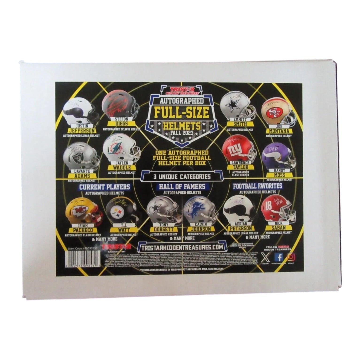 2023 TriStar Hidden Treasures Autographed Full-Size Helmet Sealed Box