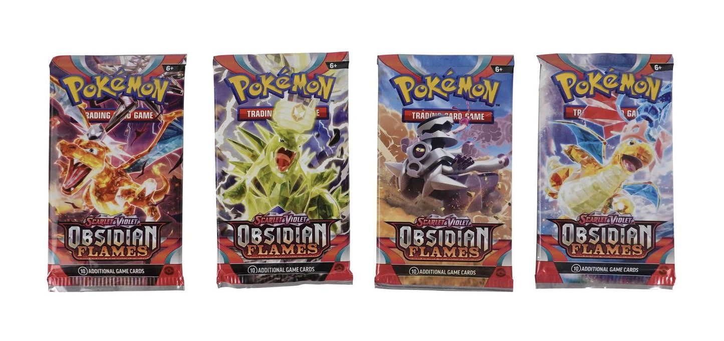 Pokémon Escarlata y Violeta: Caja de refuerzo de llamas de obsidiana