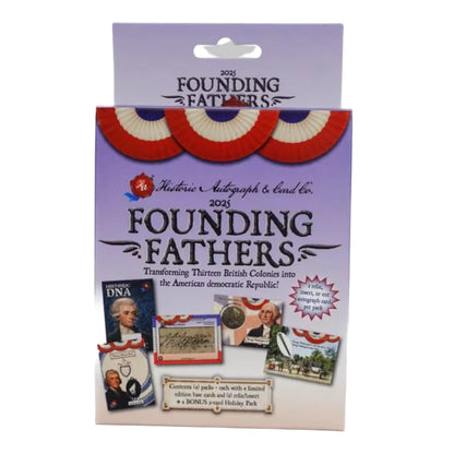 2025 Historic Autographs Founding Fathers Trading Cards Hobby Box