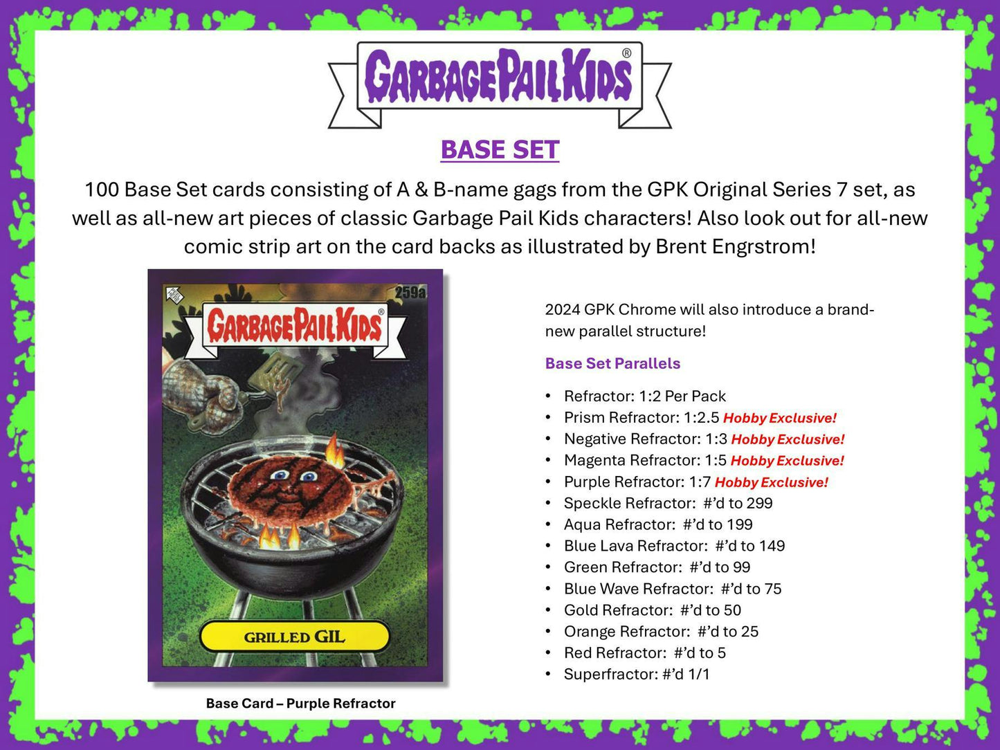 2024 Topps Garbage Pail Kids Chrome Series 7 Hobby Box