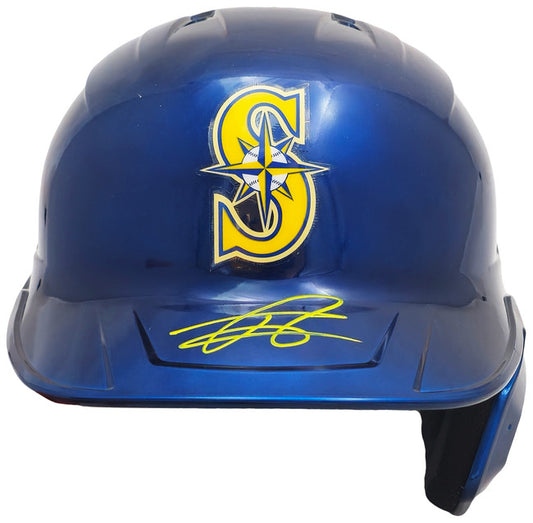 Julio Rodriguez (Seattle Mariners) MLB Autographed Full Size Replica Helmet