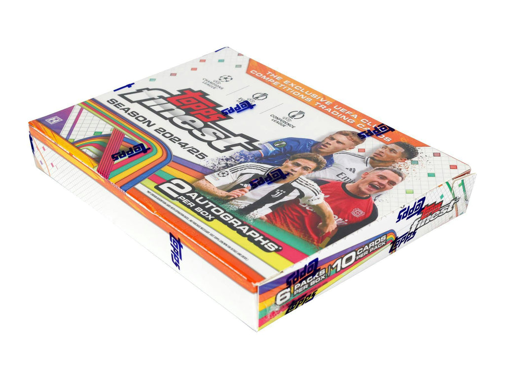2024-25 Topps UEFA Club Competitions Finest Soccer Hobby Box