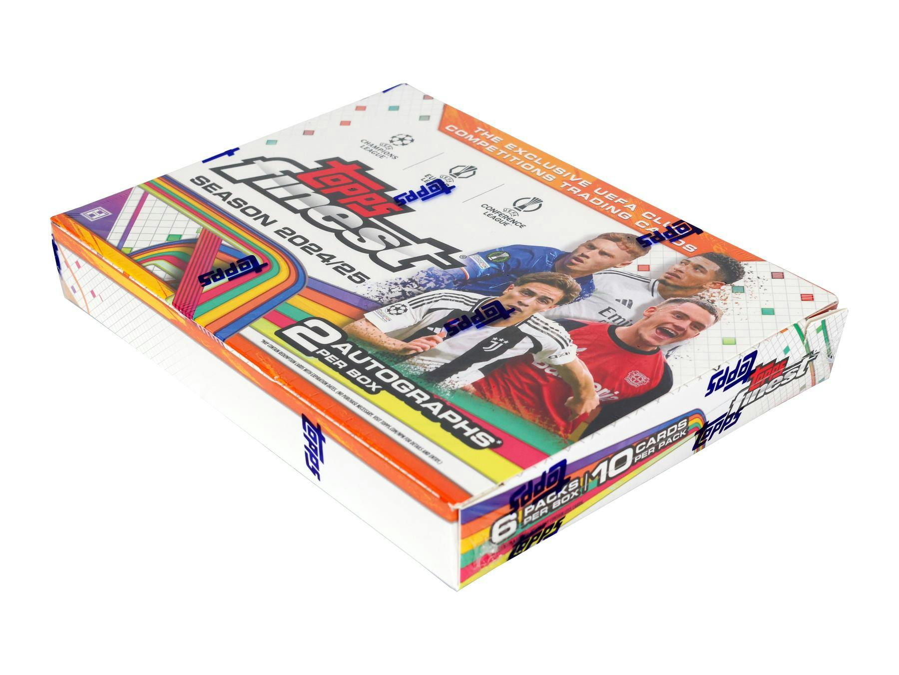 2024-25 Topps UEFA Club Competitions Finest Soccer Hobby Box