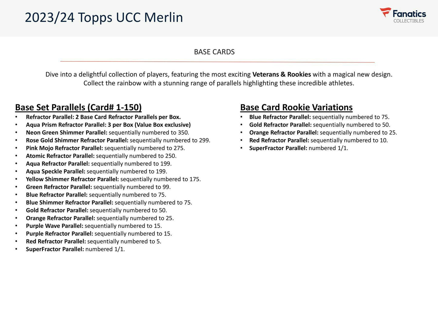 2023-24 Topps Chrome Merlin UEFA Club Competitions Soccer, 7-Pack Blaster Box