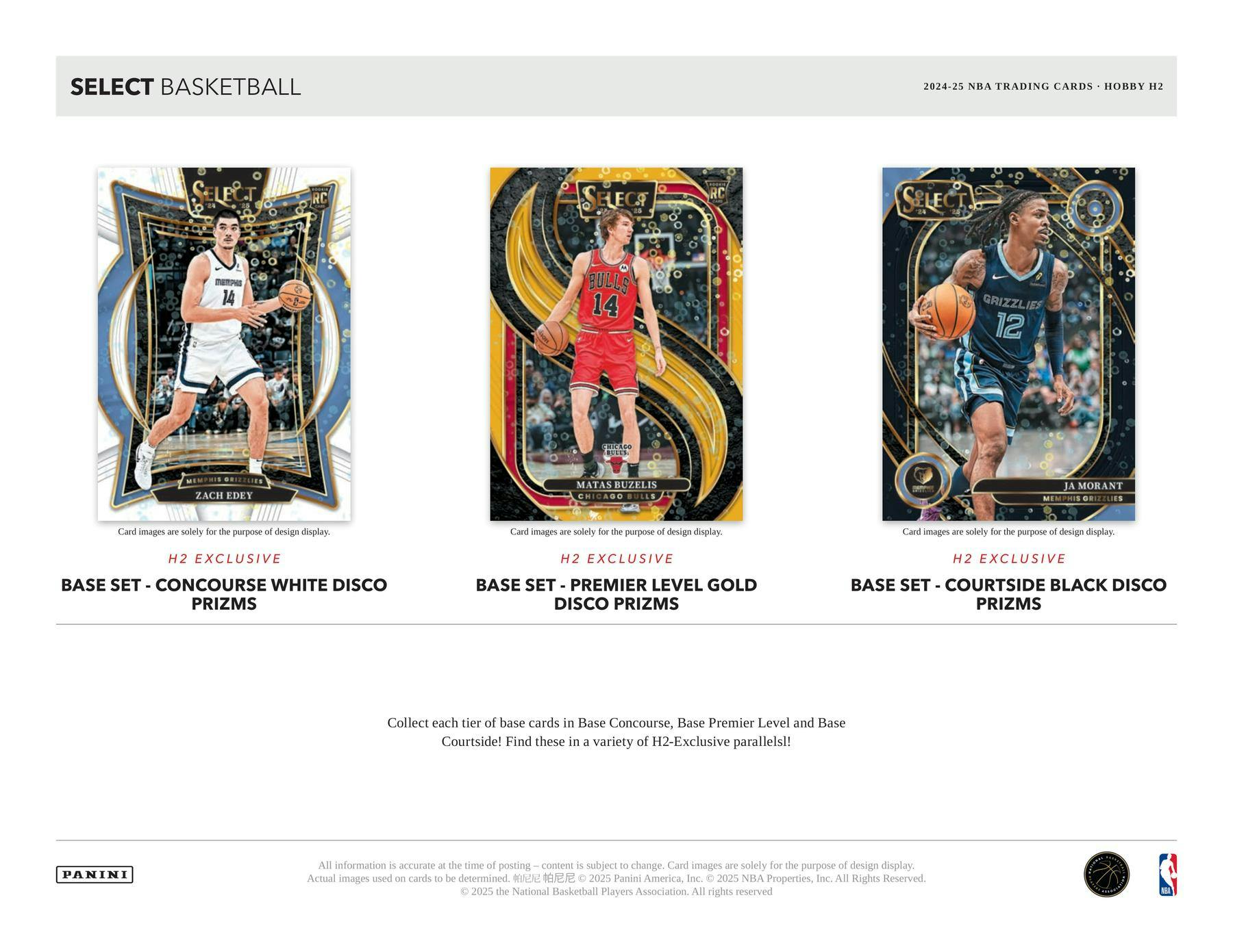 2024-25 Panini Select Basketball H2 Box