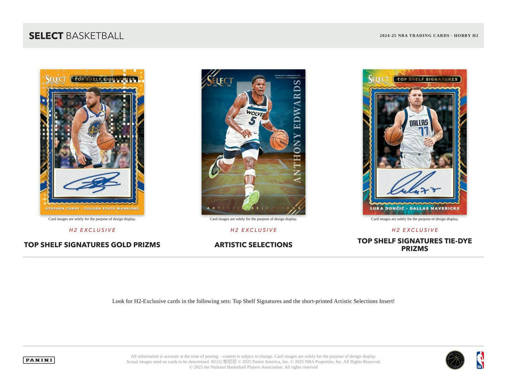 2024-25 Panini Select Basketball H2 Box