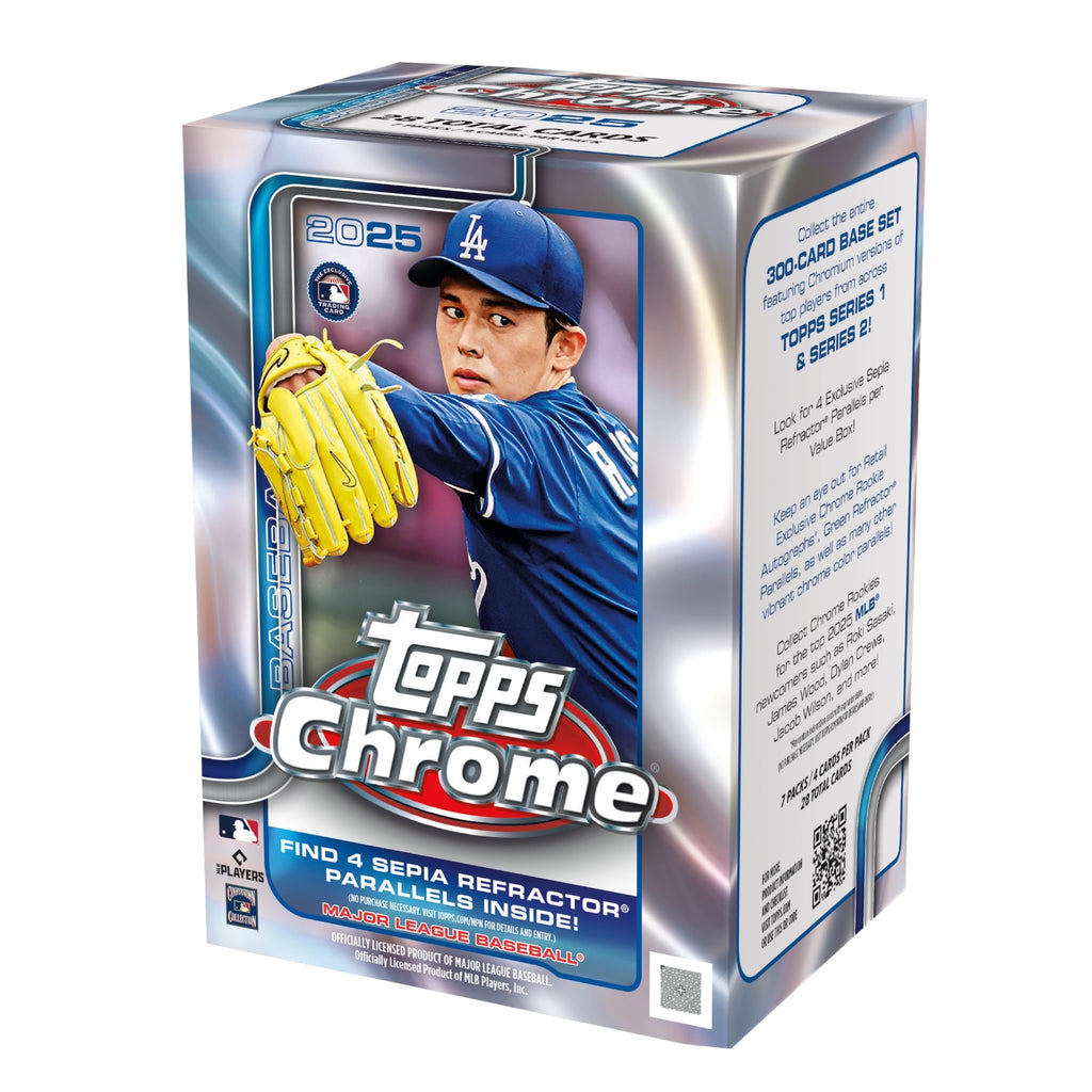 2025 Topps Chrome Baseball Value Blaster Box (7/23)