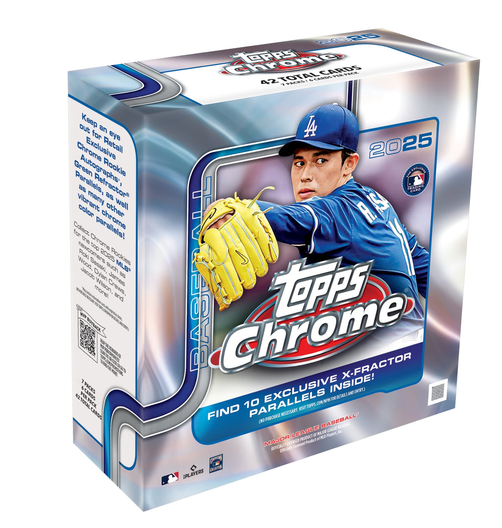 2025 Topps Chrome Baseball Mega Box (8/6)