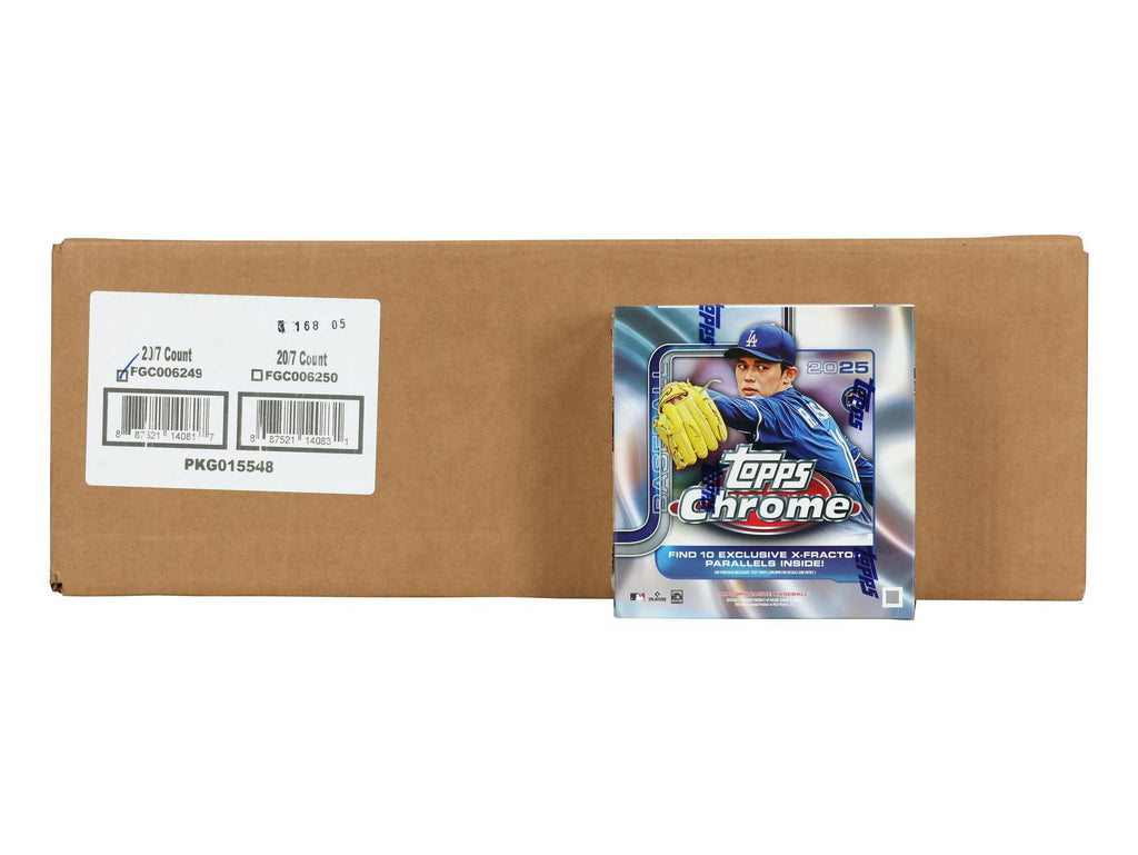 2025 Topps Chrome Baseball Mega 20-Box Case (8/6)