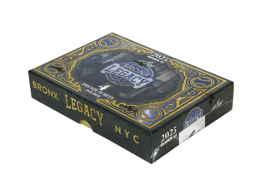 2025 Leaf Bronx Legacy Baseball Hobby 10-Box Case (10/29)