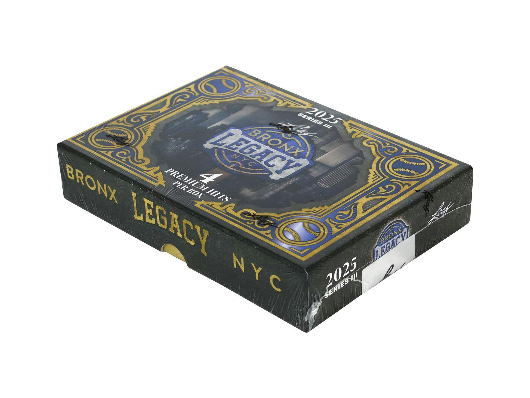 2025 Leaf Bronx Legacy Baseball Hobby 10-Box Case (10/29)