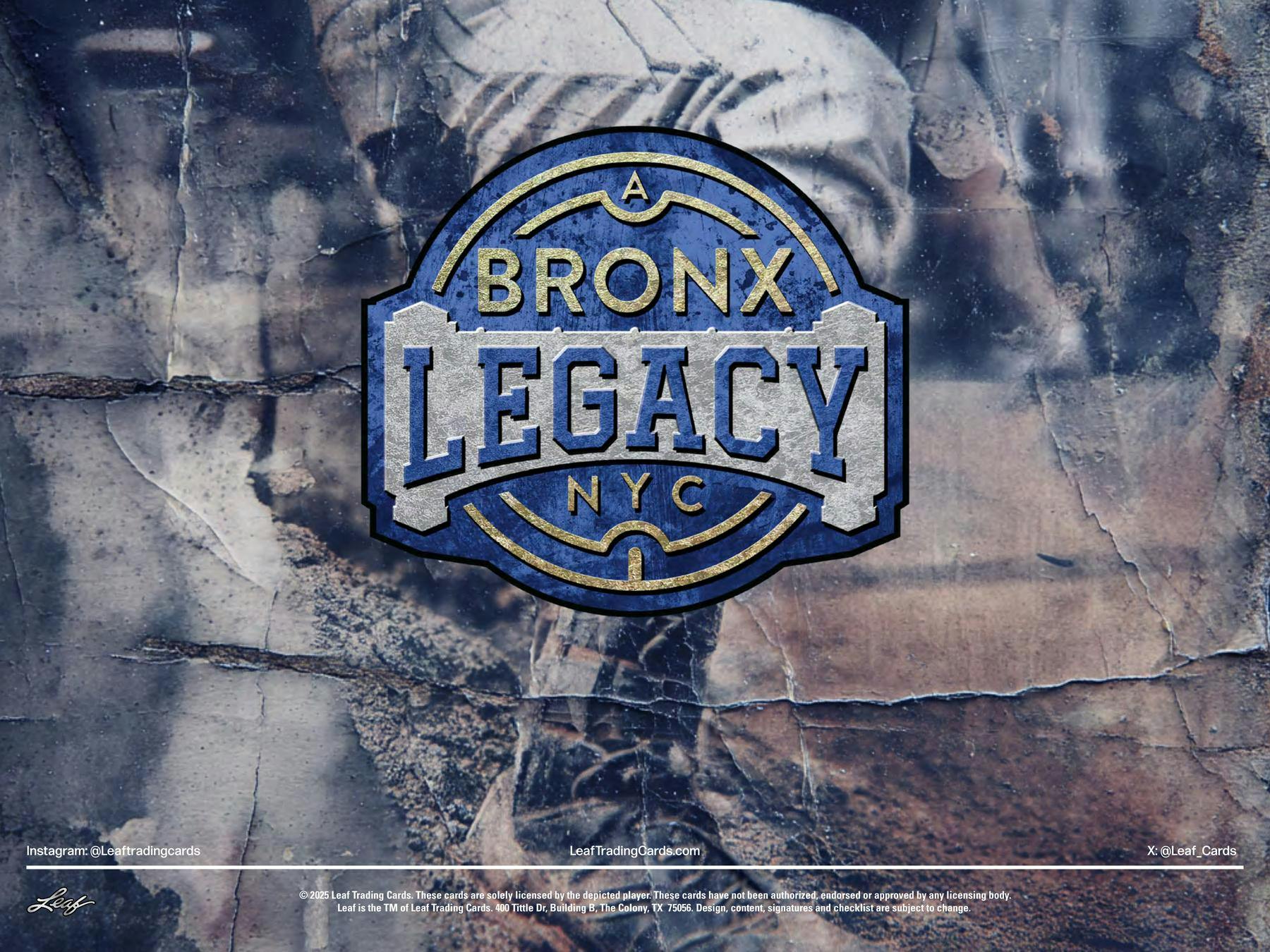 2025 Leaf Bronx Legacy Baseball Hobby 10-Box Case (10/29)