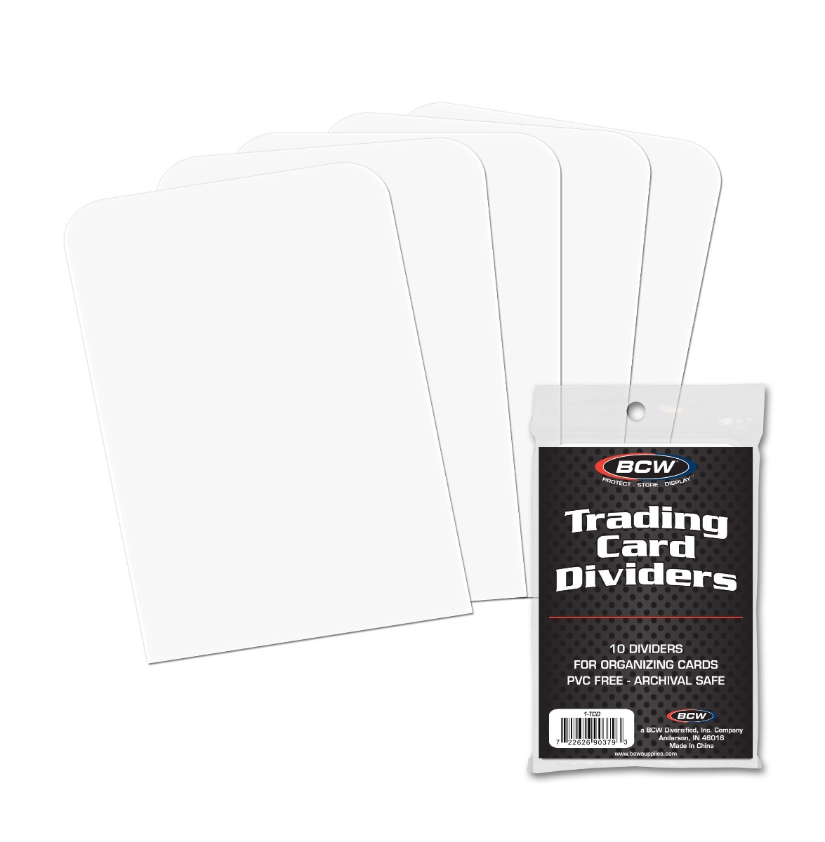BCW Trading Card Dividers, 10ct Pack